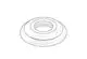 DORNBRACHT-Rosette-ERSATZTEILE-092735003-D-55-x-D-27-x-10-mm-Dark-Platinum-gebuerstet-092735003-99 gallery number 1